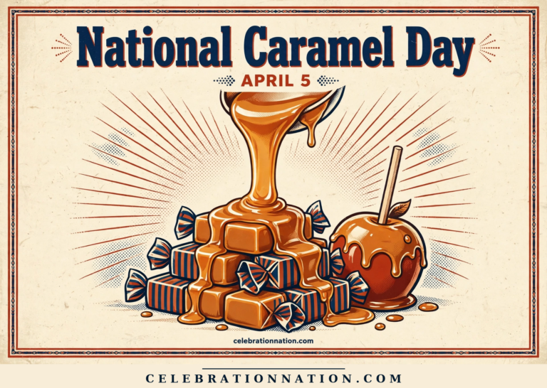 National Caramel Day poster