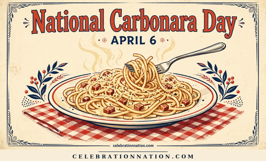 National Carbonara Day poster