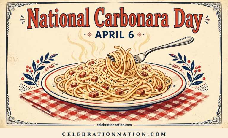 National Carbonara Day poster