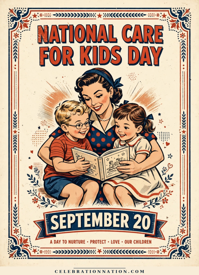 National Care for Kids Day poster