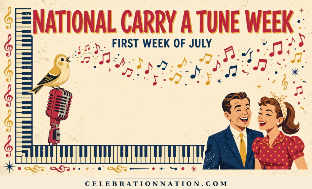 National Carry a Tune Week poster