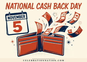 National Cash Back Day illustration, November 5