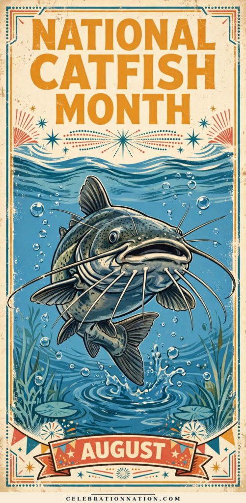 National Catfish Month poster