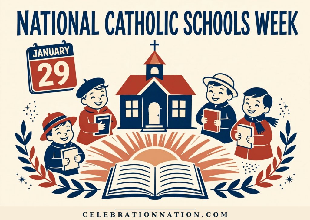 National Catholic Schools Week poster