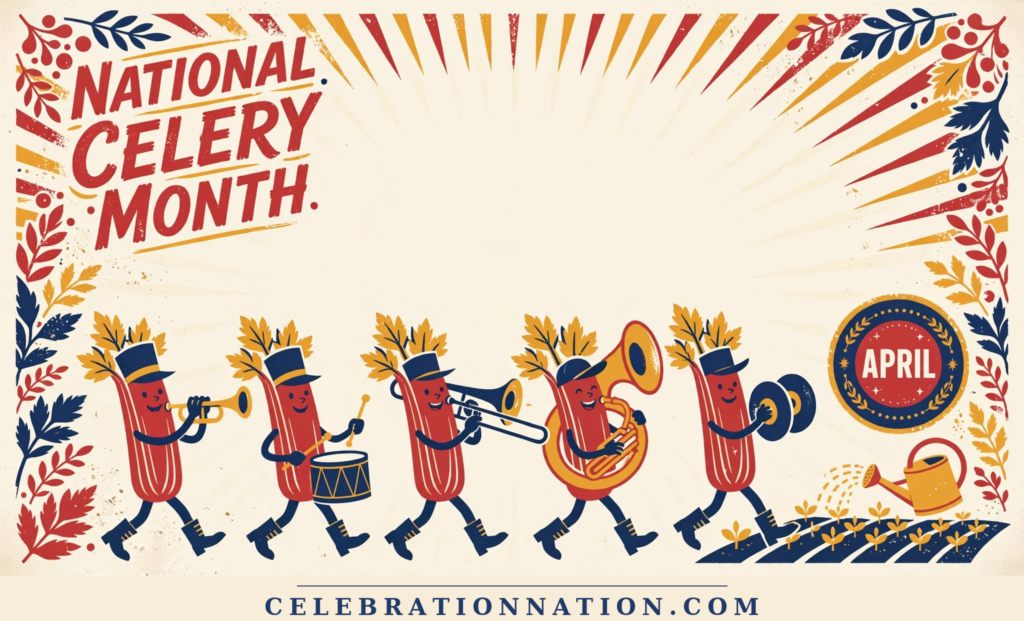National Celery Month poster