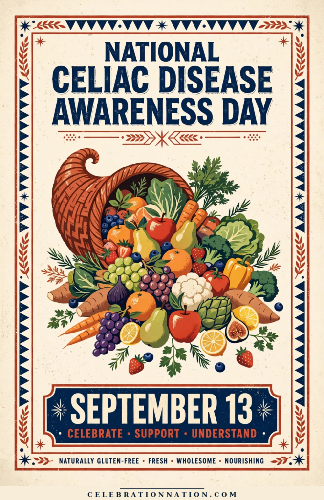 National Celiac Disease Awareness Day poster