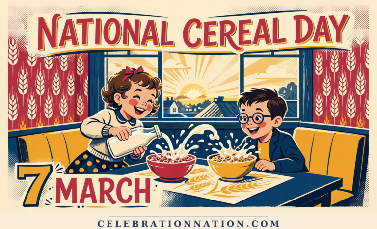 National Cereal Day poster