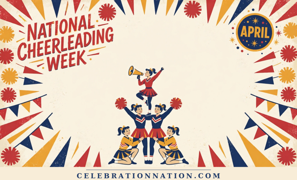 National Cheerleading Week poster