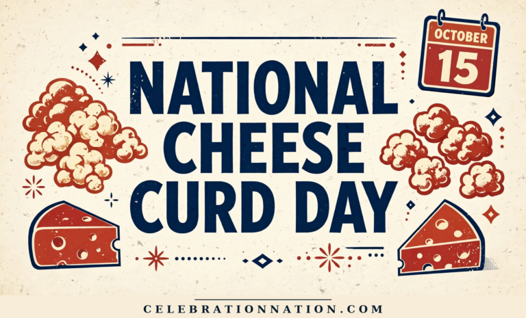 National Cheese Curd Day poster