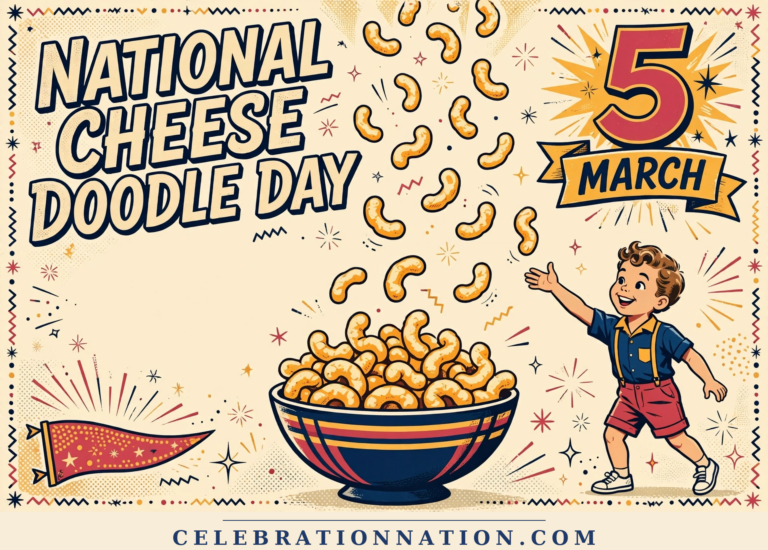 National Cheese Doodle Day poster
