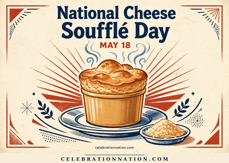National Cheese Soufflé Day poster