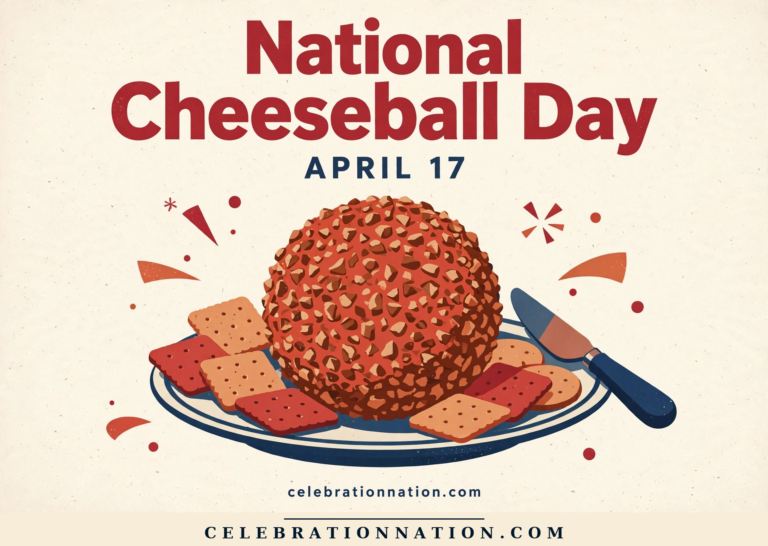 National Cheeseball Day poster