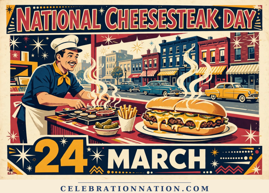 National Cheesesteak Day poster