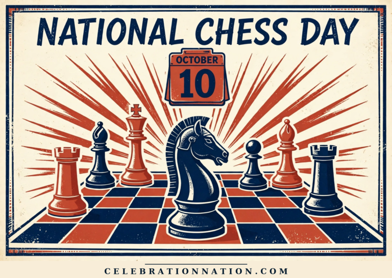 National Chess Day poster
