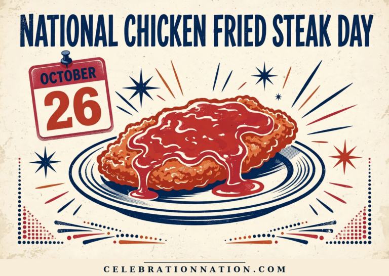 National Chicken Fried Steak Day poster