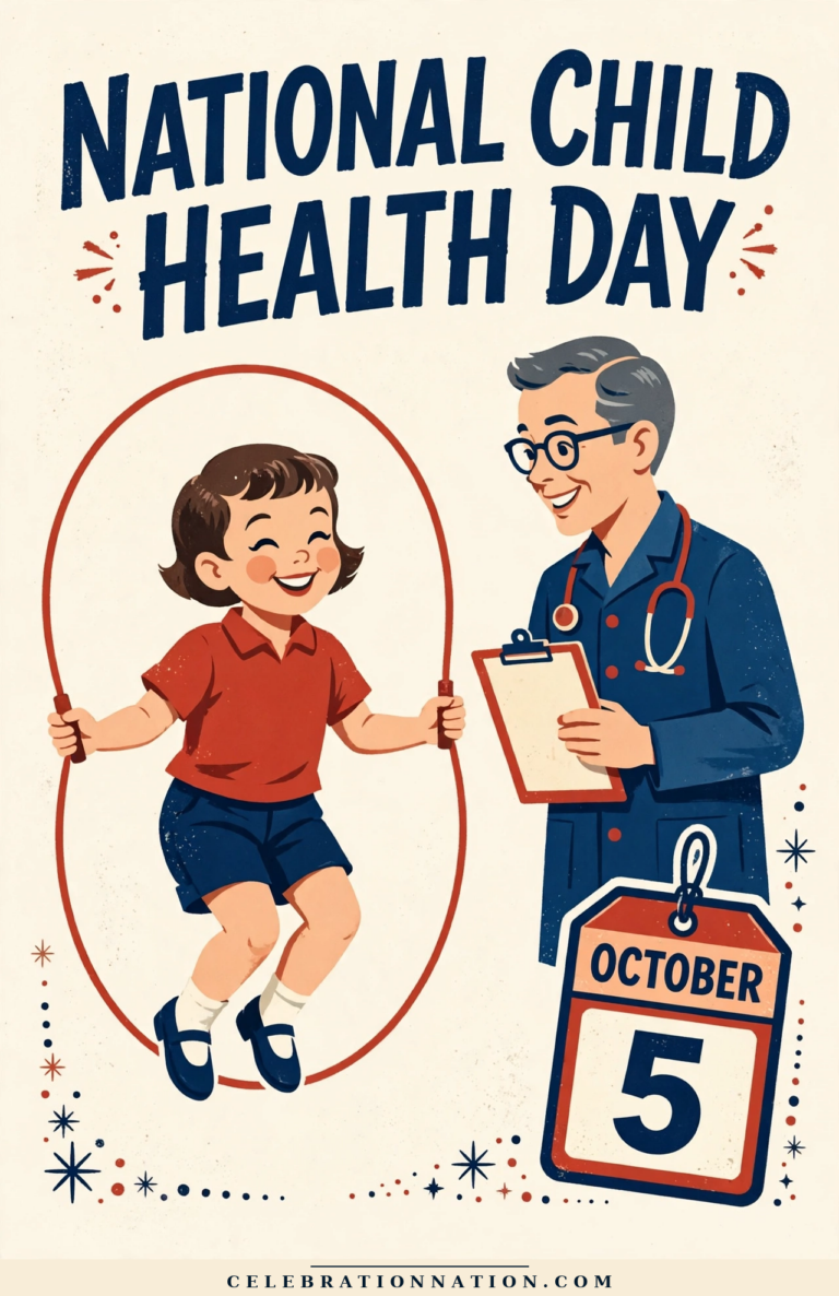 National Child Health Day poster
