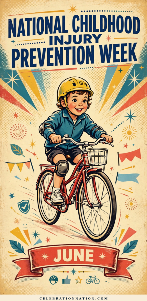 National Childhood Injury Prevention Week poster