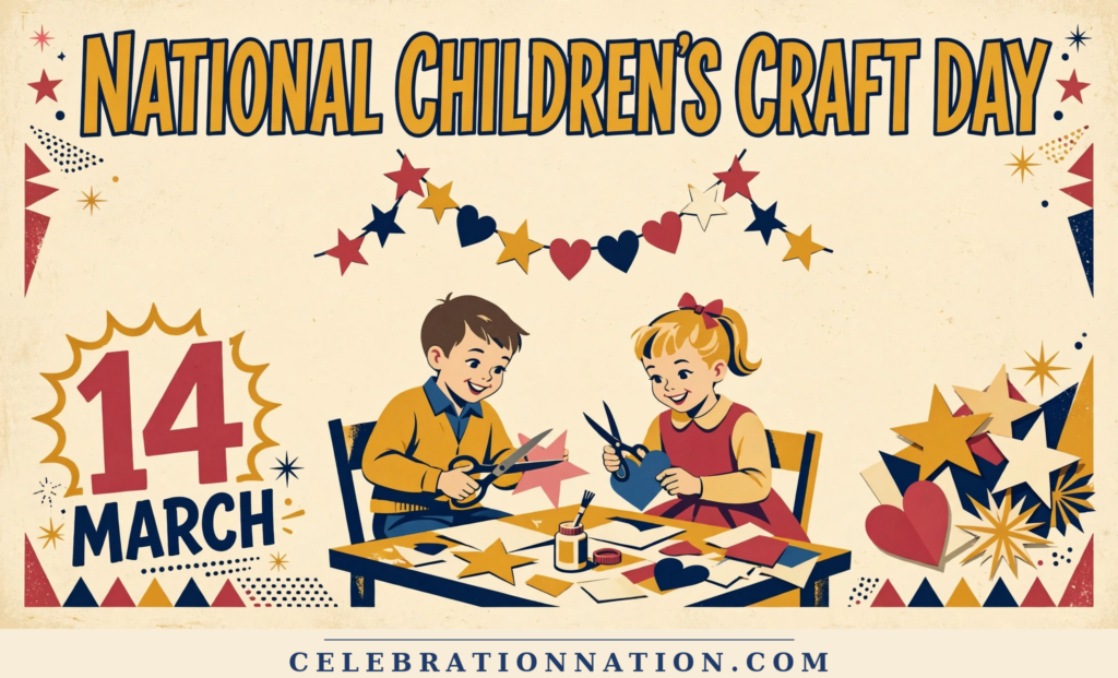 National Children’s Craft Day poster
