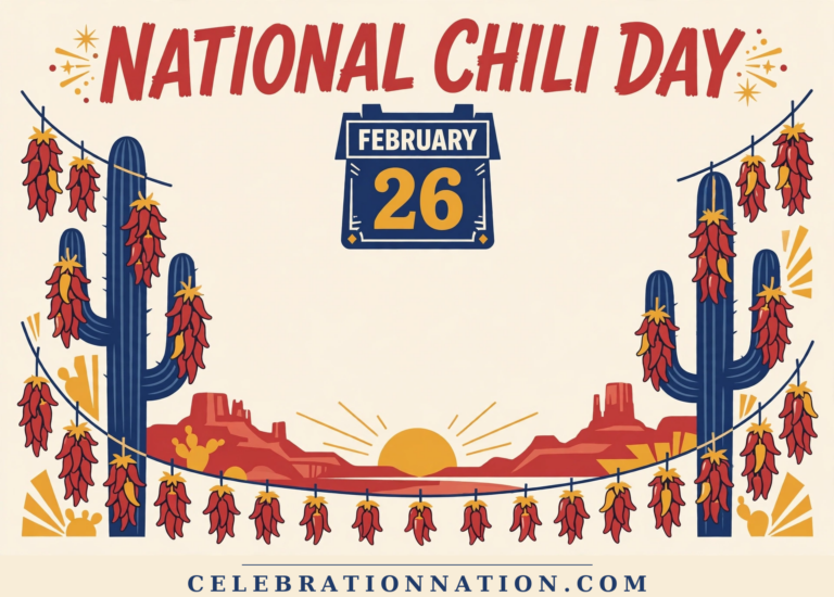 National Chili Day poster