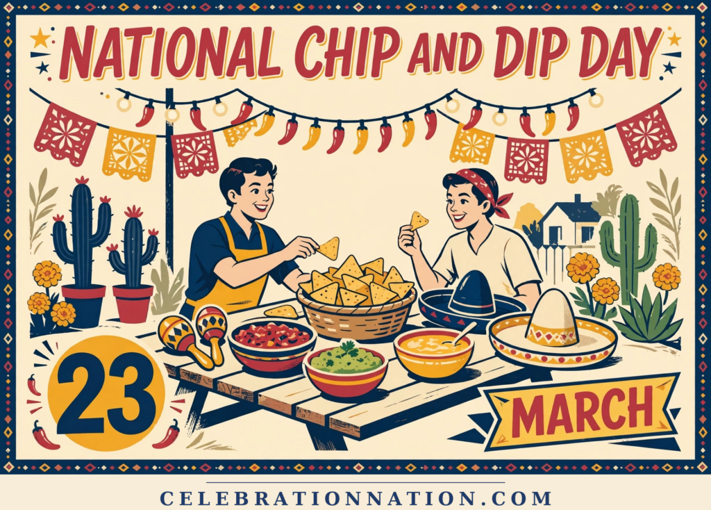 National Chip and Dip Day poster