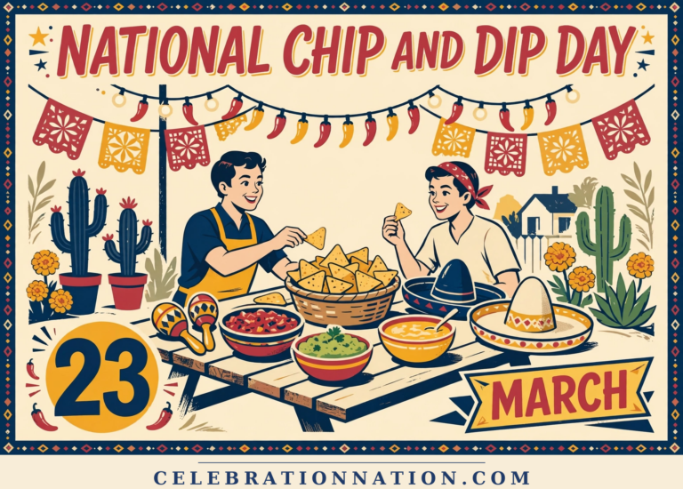 National Chip and Dip Day poster