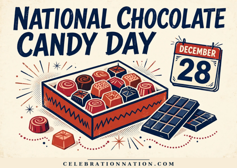 National Chocolate Candy Day poster