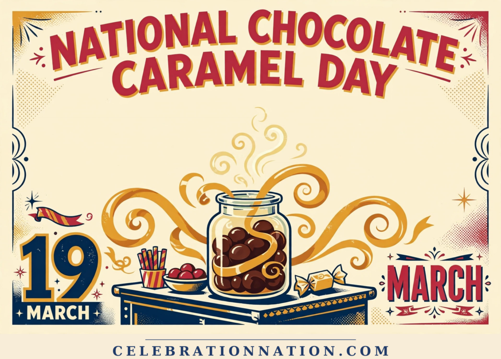 National Chocolate Caramel Day poster