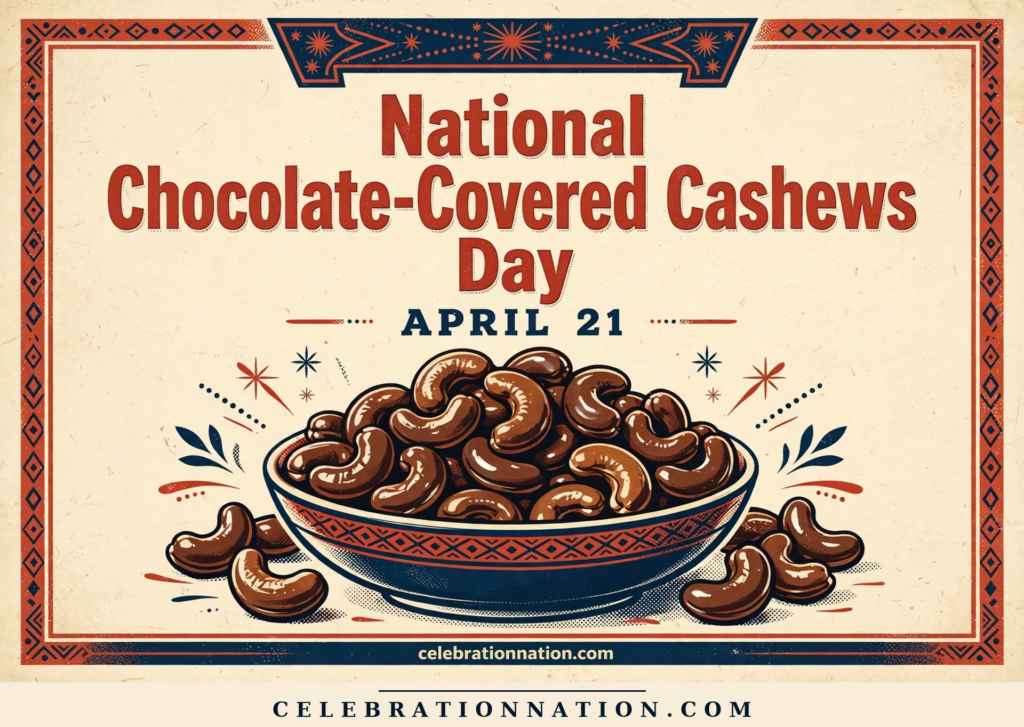 National Chocolate-Covered Cashews Day poster