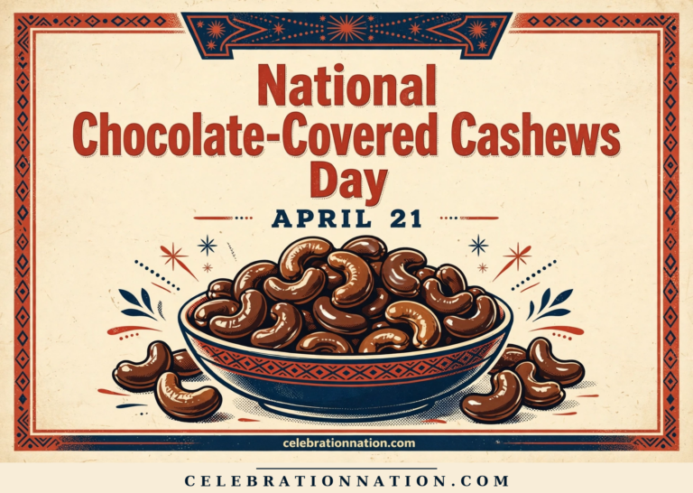National Chocolate-Covered Cashews Day poster