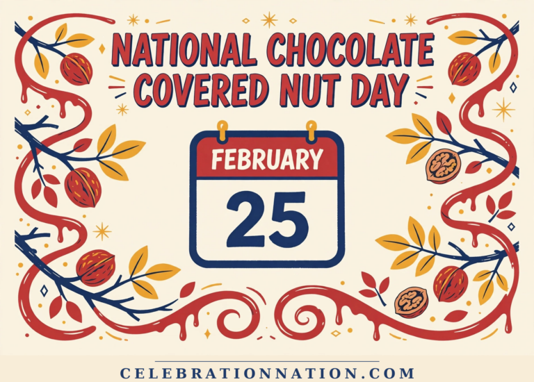 National Chocolate Covered Nut Day poster