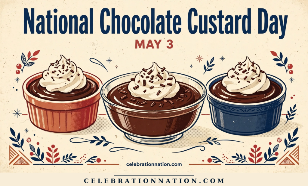 National Chocolate Custard Day poster