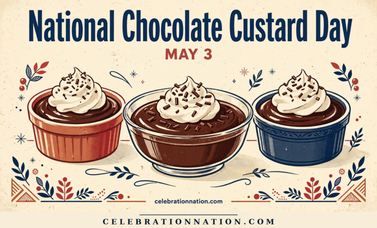 National Chocolate Custard Day poster