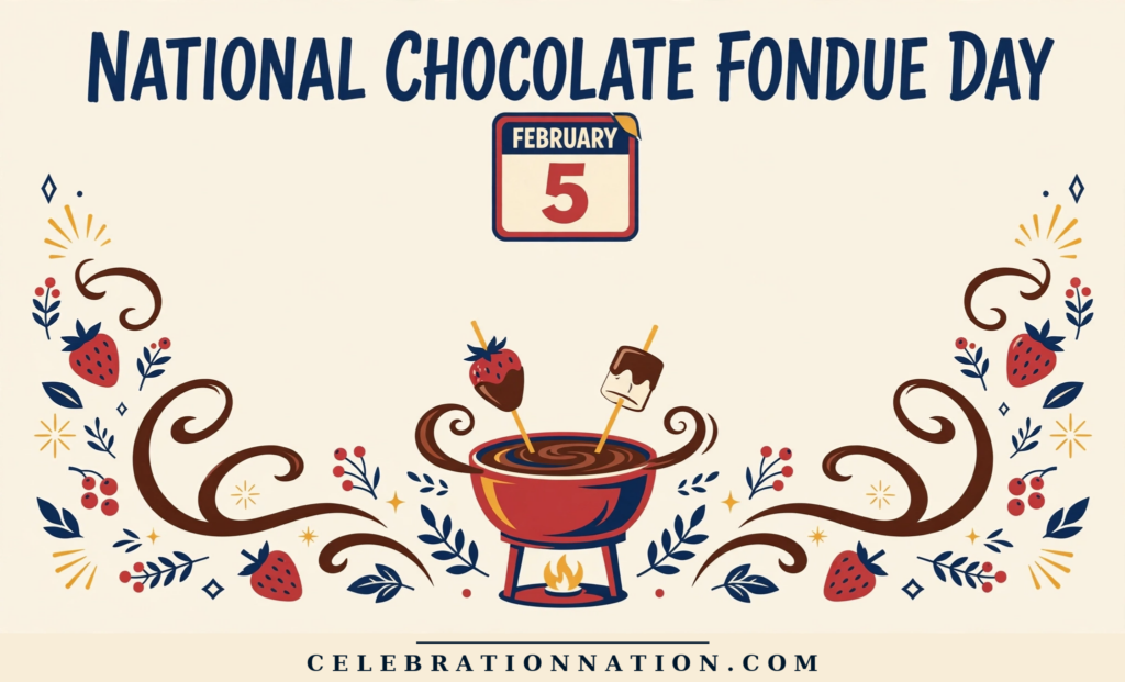 National Chocolate Fondue Day poster