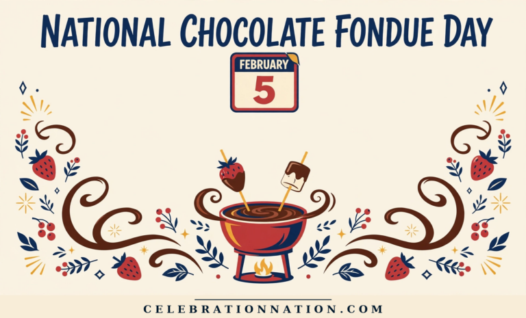 National Chocolate Fondue Day poster