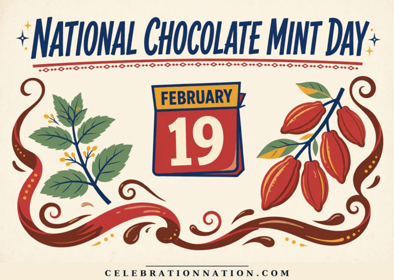 National Chocolate Mint Day poster