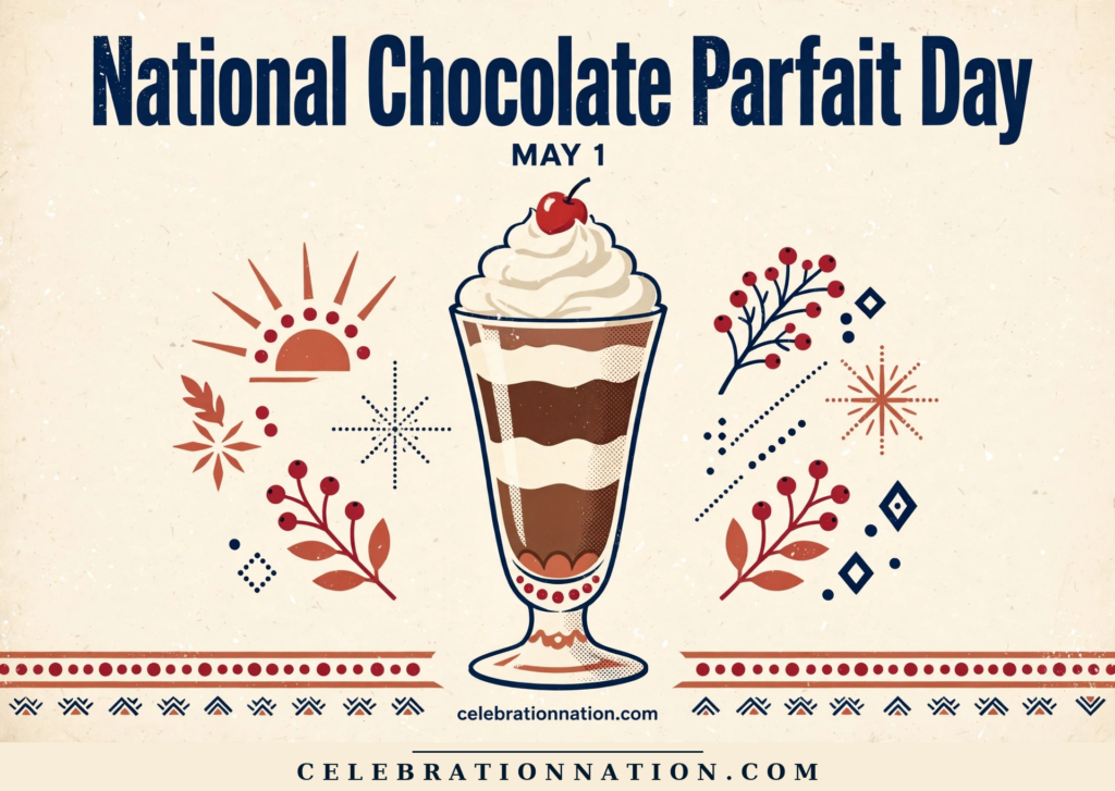 National Chocolate Parfait Day poster