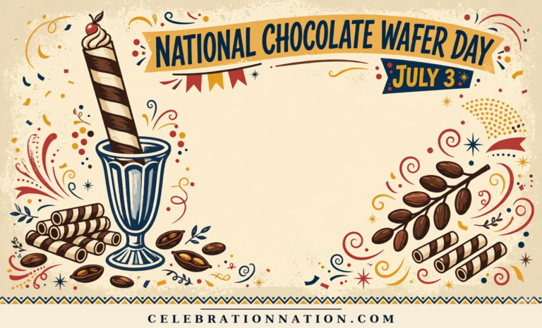 National Chocolate Wafer Day poster