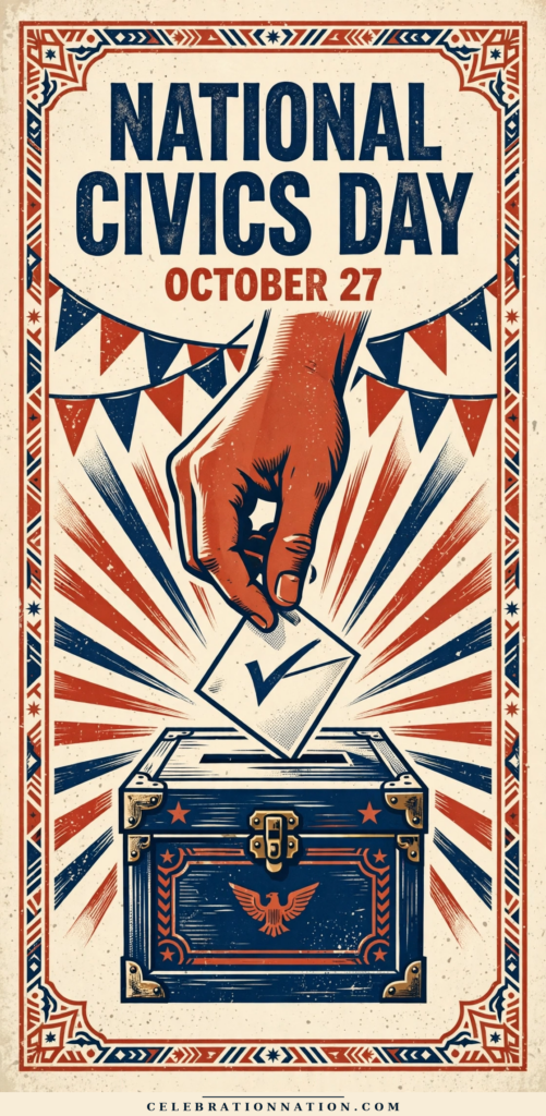 National Civics Day illustration, October 27