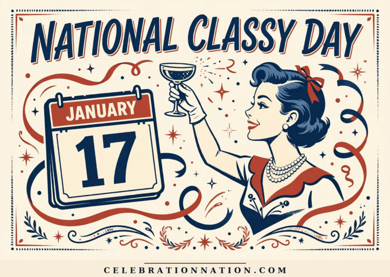 National Classy Day poster