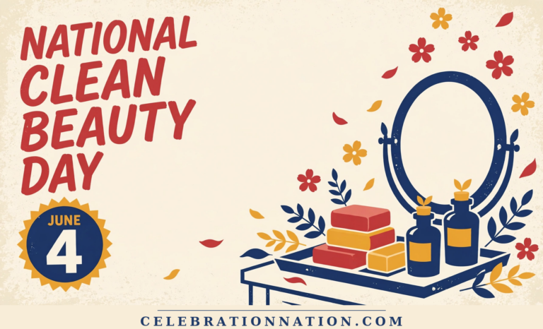 National Clean Beauty Day poster