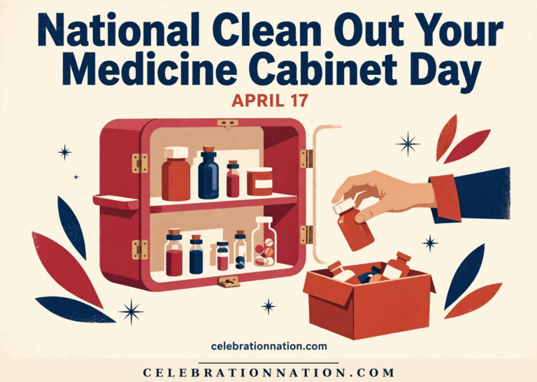 National Clean Out Your Medicine Cabinet Day poster