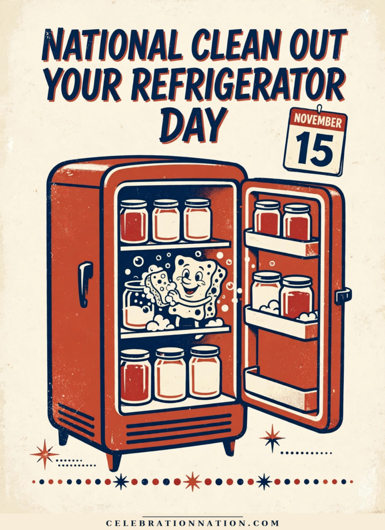 National Clean Out Your Refrigerator Day poster