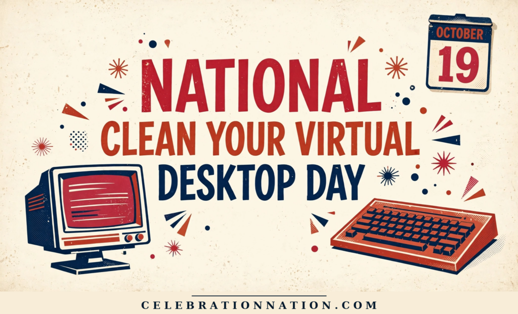 National Clean Your Virtual Desktop Day poster