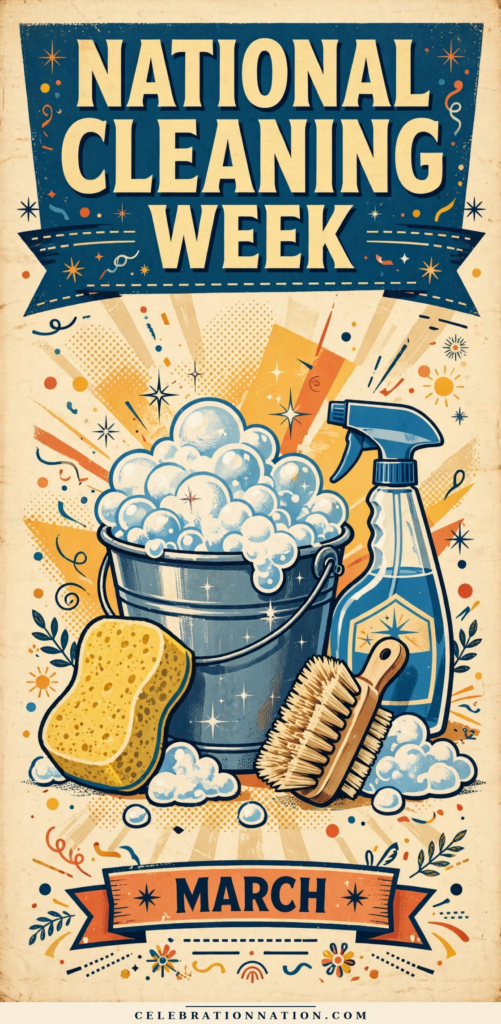 National Cleaning Week poster