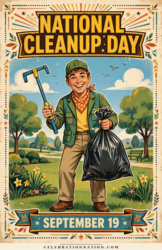 National Cleanup Day poster