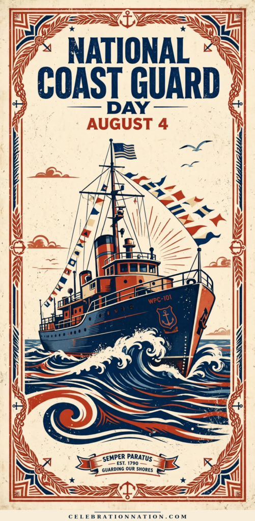 National Coast Guard Day poster