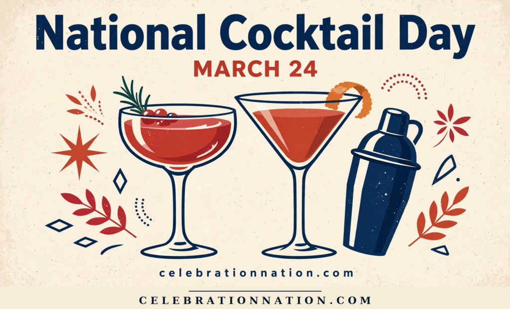 National Cocktail Day poster