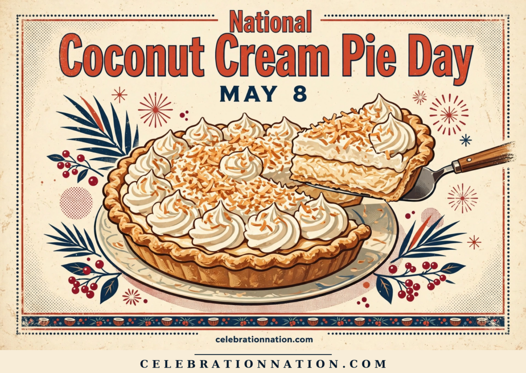 National Coconut Cream Pie Day poster