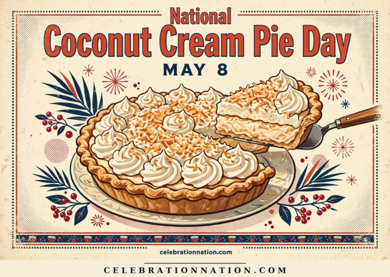 National Coconut Cream Pie Day poster