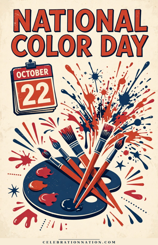 National Color Day poster